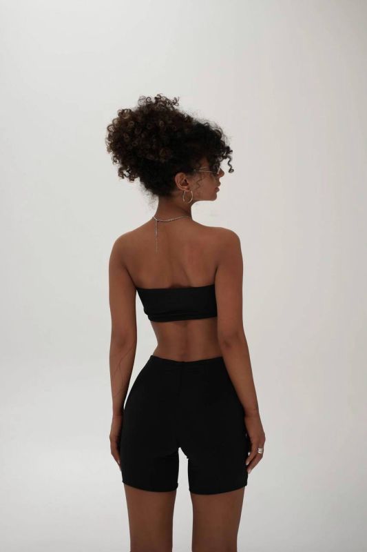 🔸Костюм Skinny (топ+велосипедки) білого кольору